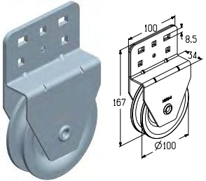 ALUTECH HKU001 - 403900800 Блок HKU001 для подъёмных секционных ворот